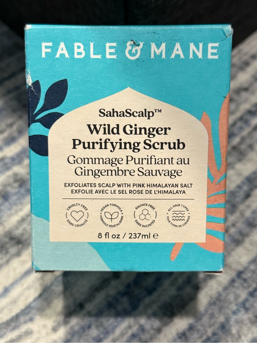 Fable&Mane SahaScalp Wild Ginger Purifying Scrub - Turquoise